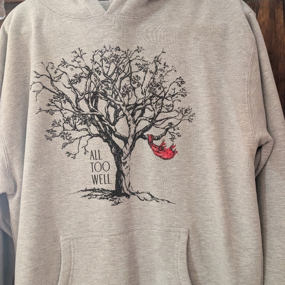 Taylor Swift All Too Well Gray Hoodie - Picture 3 of 4